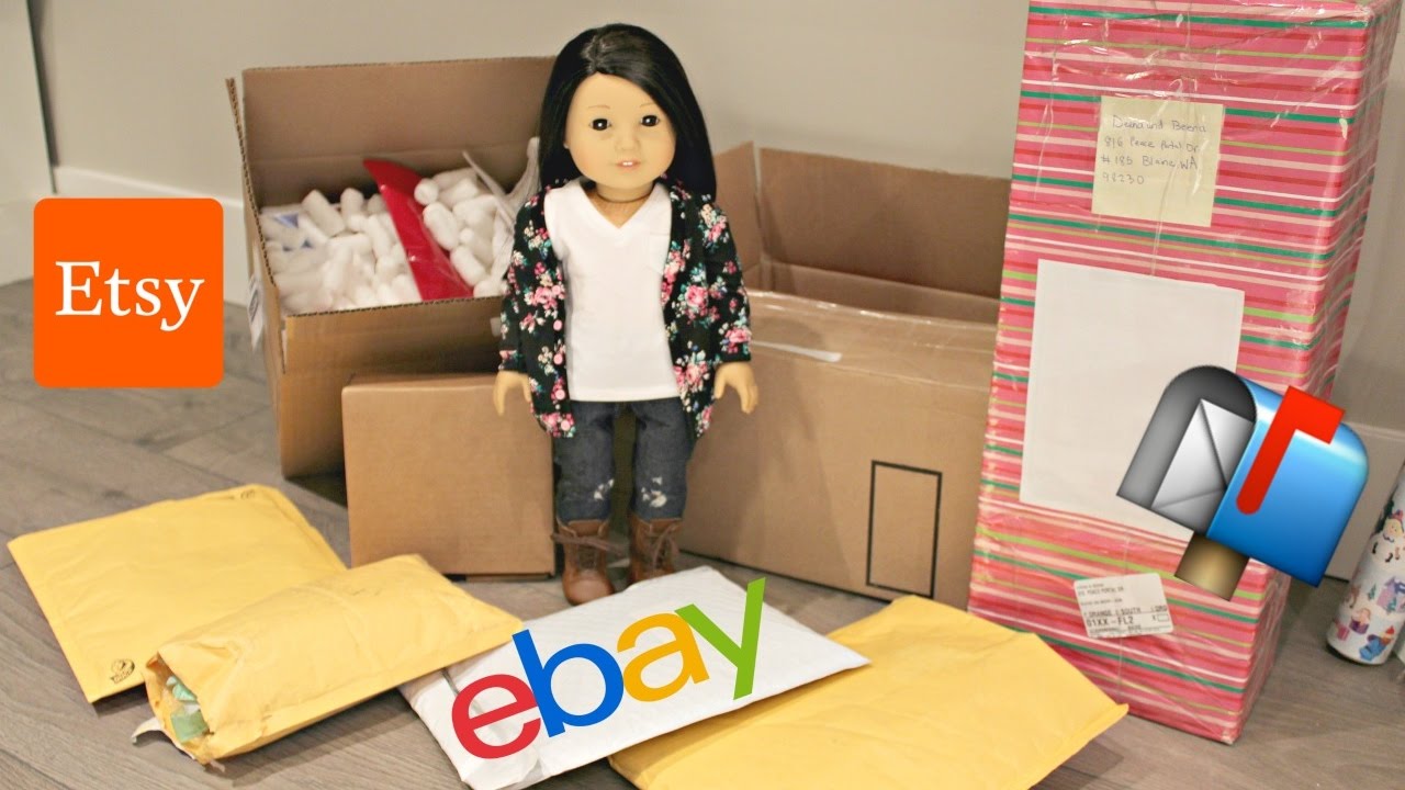 Opening HUGE American Girl Doll Mail HAUL | Esty & Ebay📬
