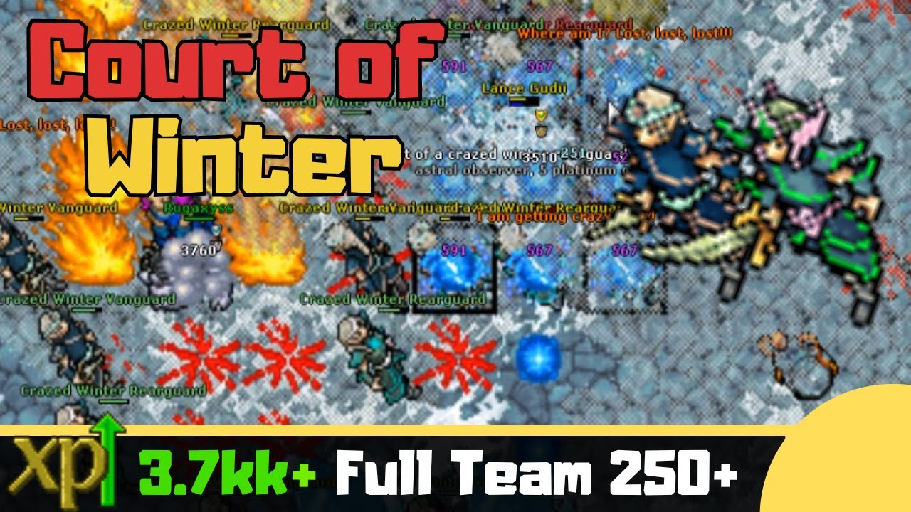 TH 250+ Winter Court [Where to team hunt]