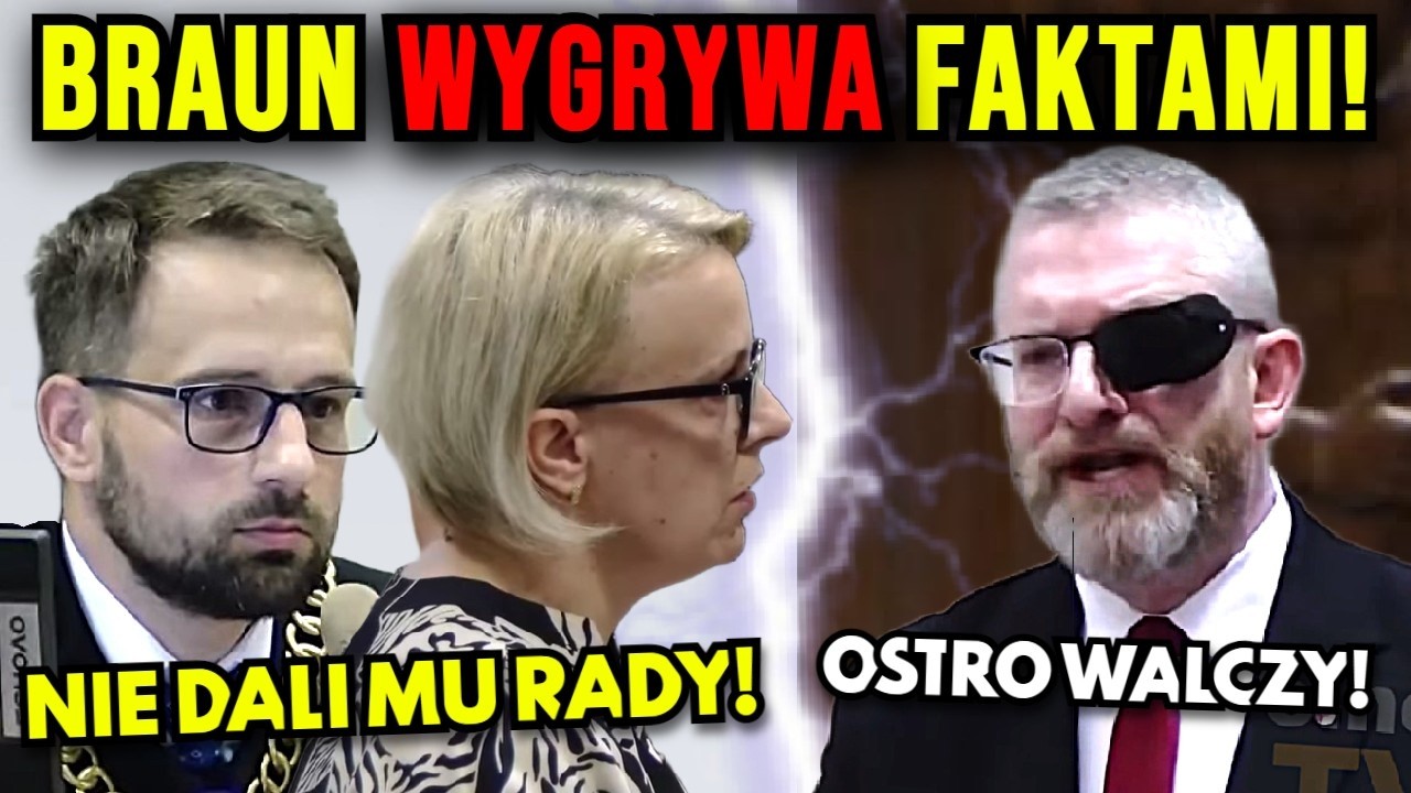 X ROZPRAWA SĄDOWA GRZEGORZA BRAUNA! PRZEŚLADOWCY NIE ODPUSZCZAJĄ!