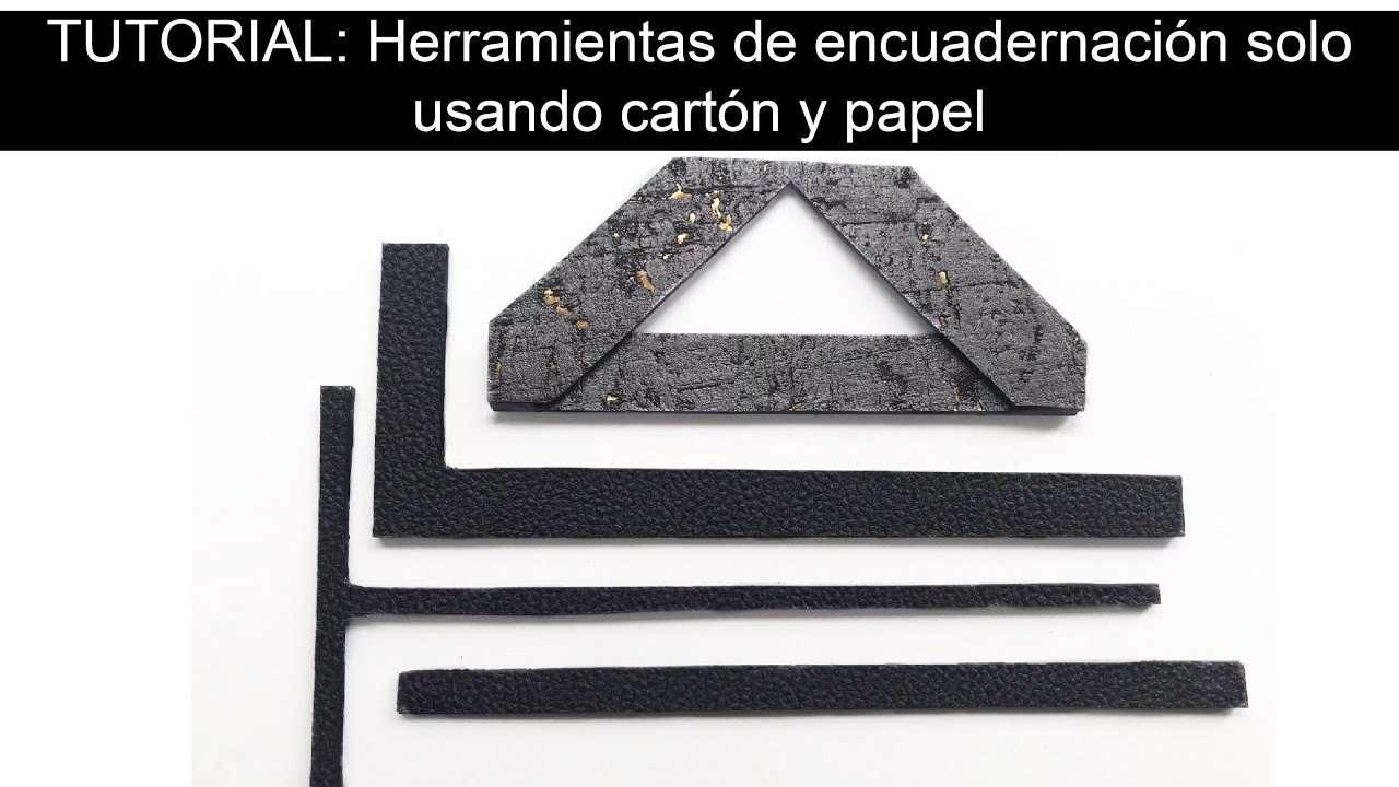 TUTORIAL : Herramientas para encuadernar realizadas con cartón y papel