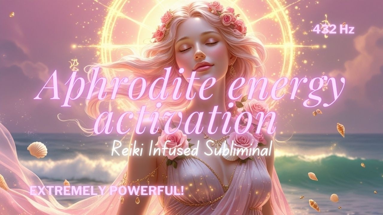 APHRODITE ENERGY ACTIVATION | REIKI-INFUSED SUBLIMINAL | 432 HZ DIVINE FEMININE FREQUENCY 🌹