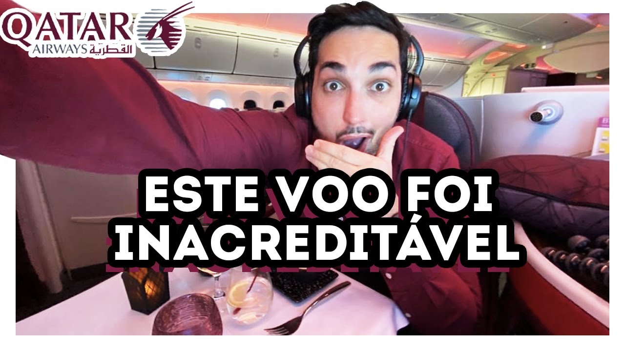 TINHA um RESTAURANTE a la CARTE no AVIÃO 787 da QATAR AIRWAYS de LISBOA a DOHA - Estevam Pelo Mundo