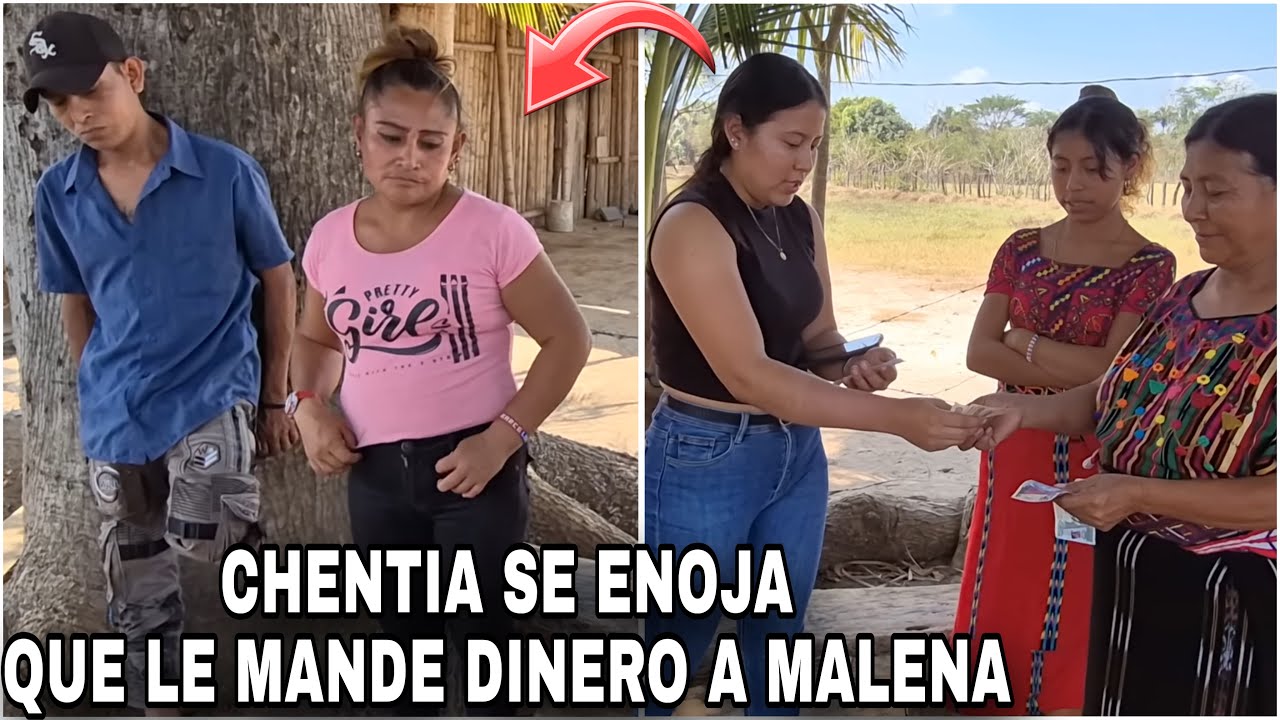 Enfrente de chentia/Dayri entrega todo este dinero a Malena/ Chentia se enojó😡