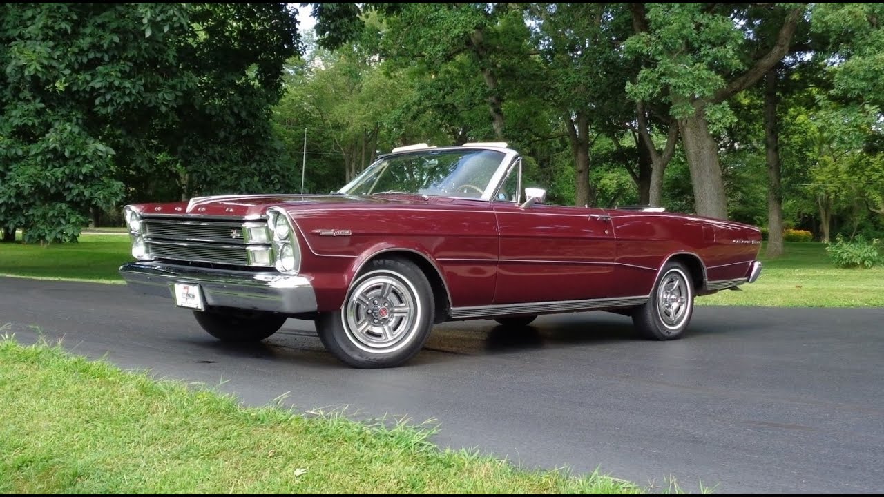 1966 Ford Galaxie 500 7 Litre Convertible in Burgundy & Ride on My Car Story with Lou Costabile