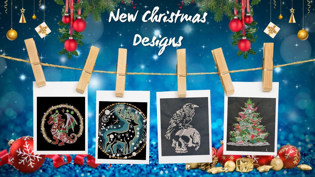 New Stitchwood Christmas Designs! Blizzard Billy + Candy Cane Dragon + FREE Bonuses!