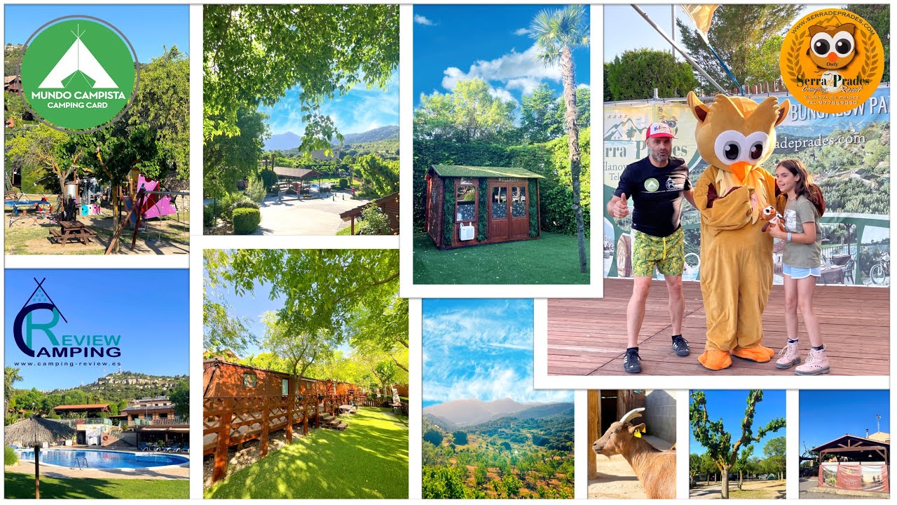Camping Serra de Prades en Vilanova de Prades 🐴 camping con granja de animales propia