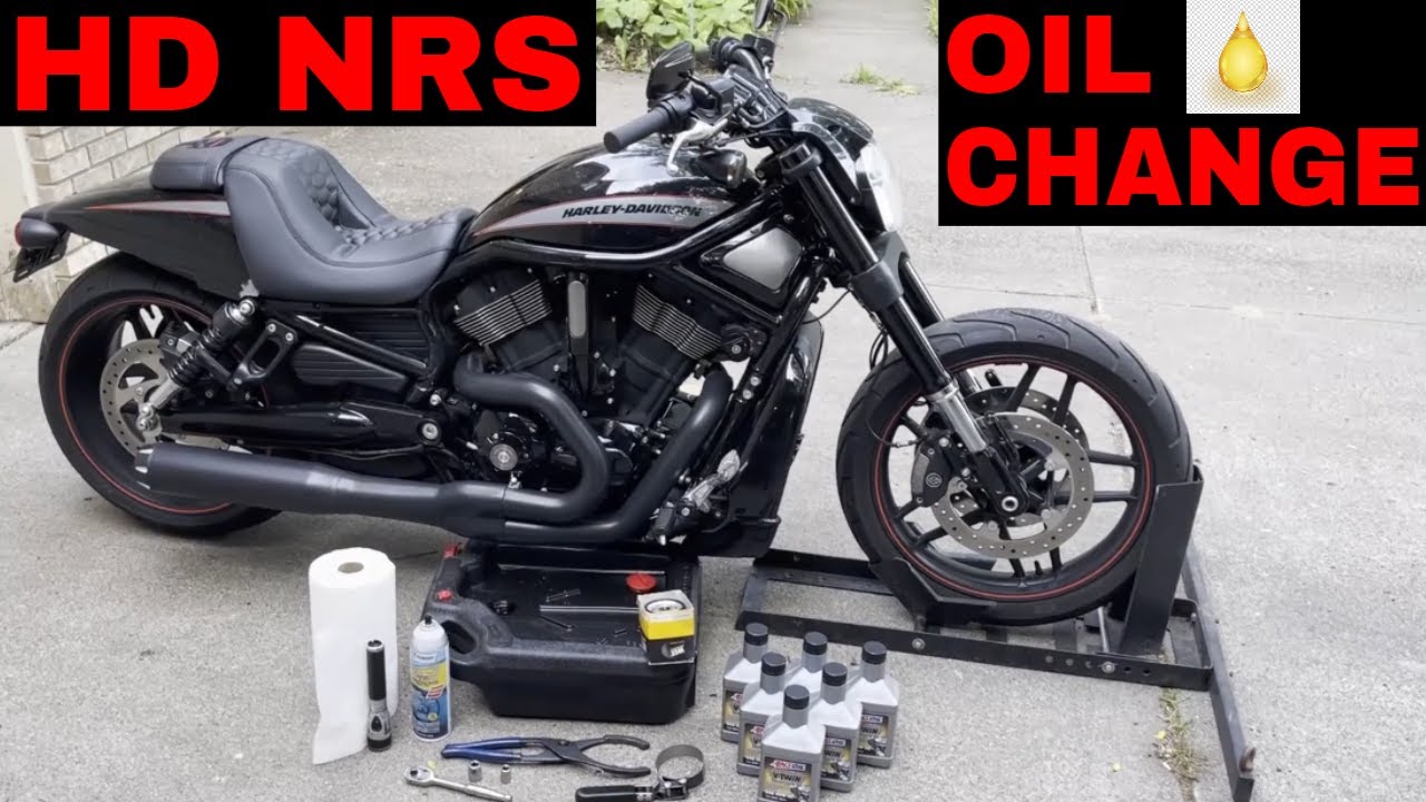 Замена масла в Harley Davidson Night Rod, V-Rod (2012+)