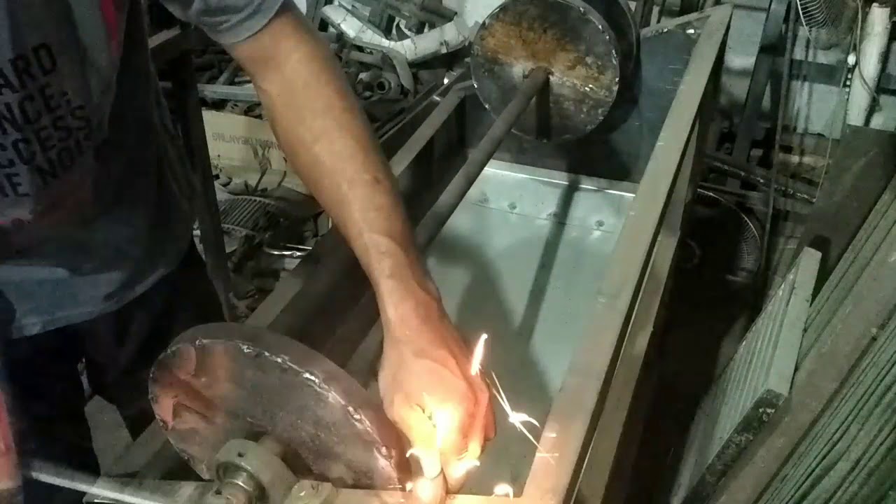Tutorial membuat roll jeruji perontok padi/thresher