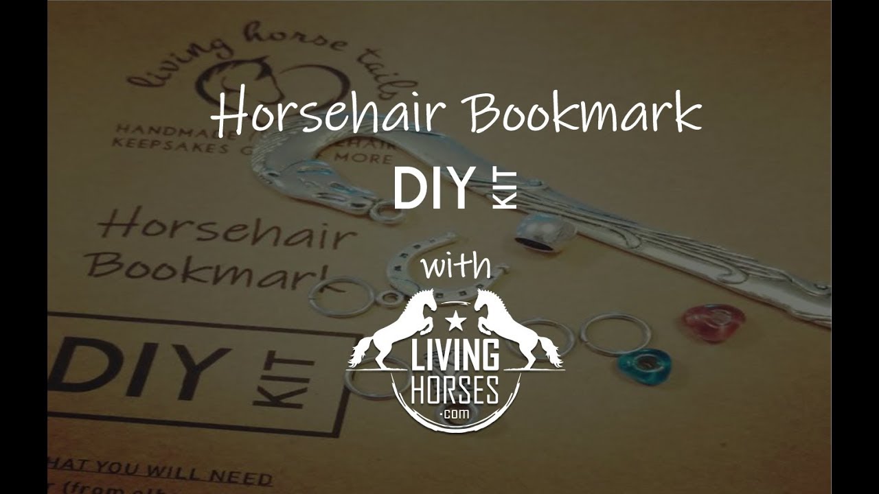 DIY Horsehair Bookmark with Living Horses