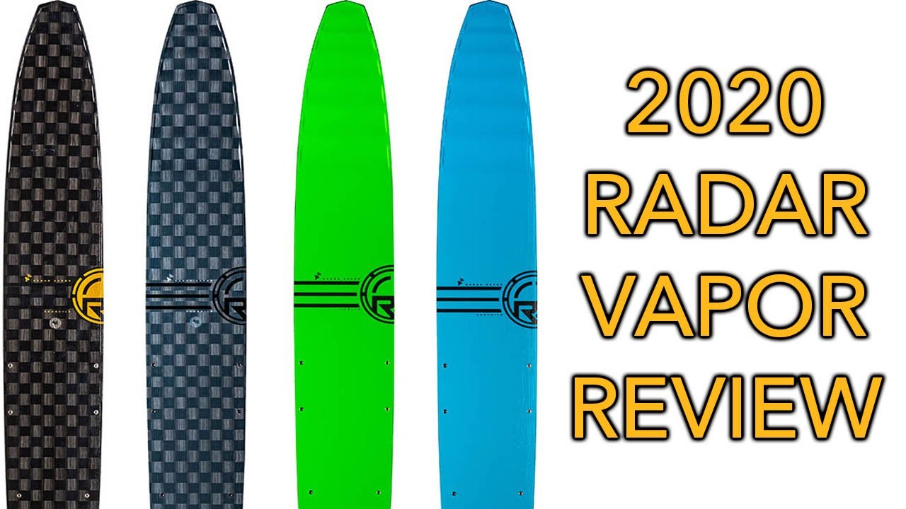 2020 Radar Vapor Slalom Water Ski Review - Radar Vapor Pro Build, Lithium, Graphite Waterski