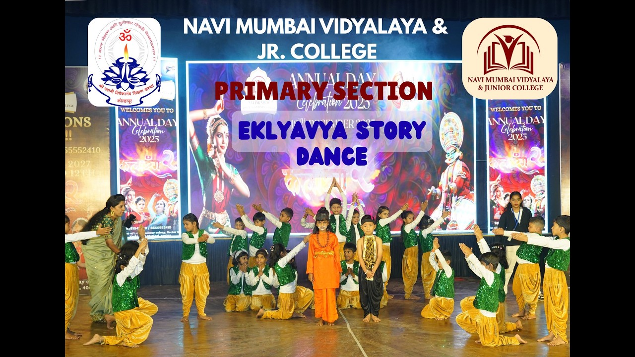 Eklavya Story Act Dance | Kalarang 2 Annual Function 2026 | Navi Mumbai Vidyalaya & Jr. College