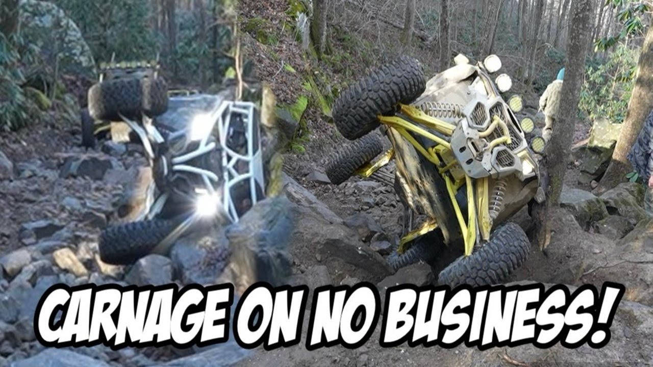 I Broke My MAV R XRC on NO BUSINESS at TACKETT CREEK