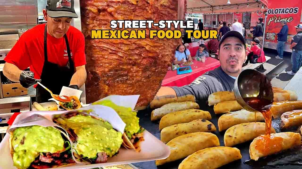 STREET STYLE Mexican FOOD TOUR in San Diego!!