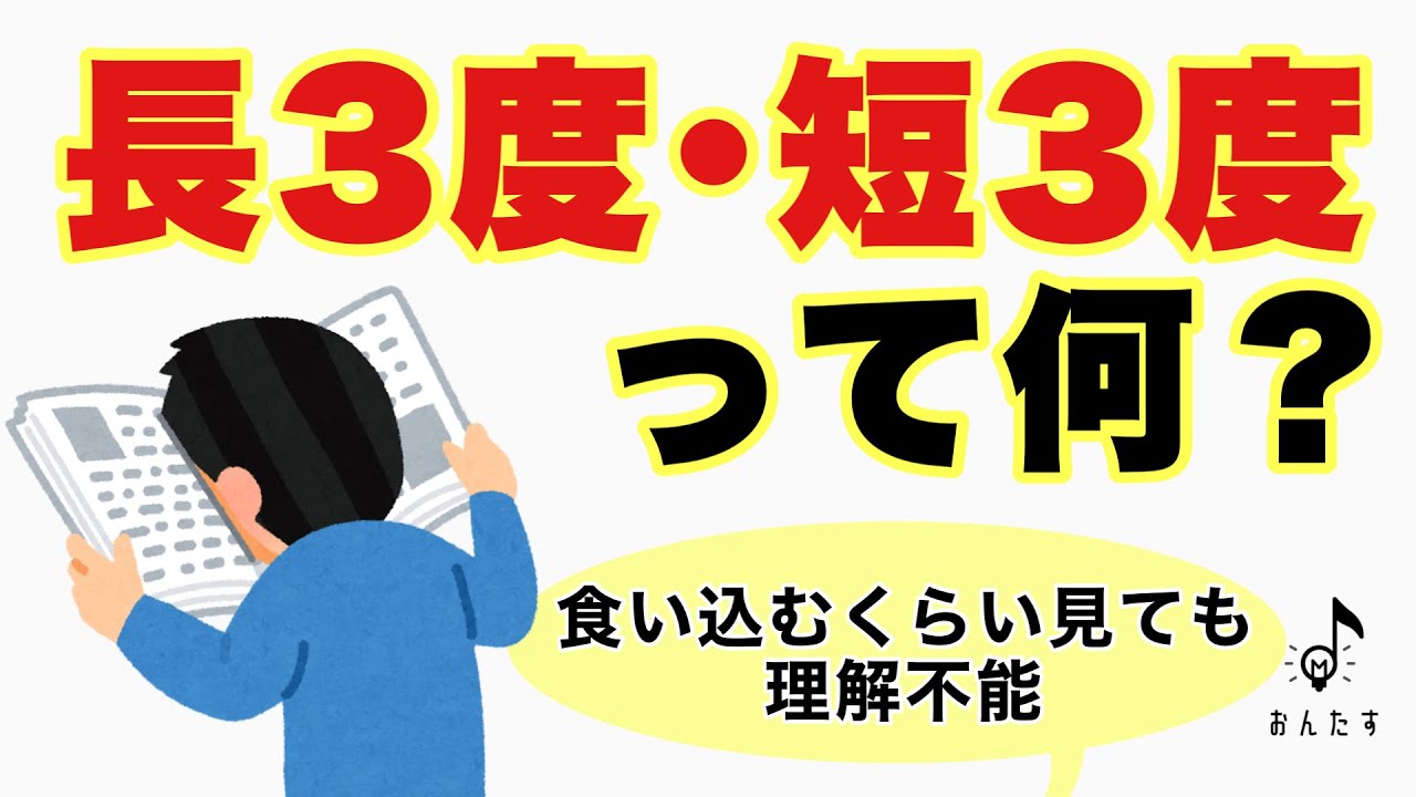 【楽典】テスト対策にも◎これ一本で度数が丸わかり！