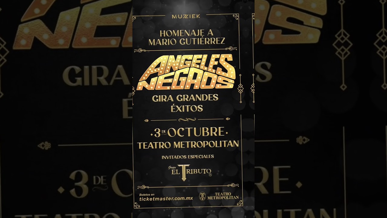#homenaje a #mariogutierrez @LosAngelesNegrosMX  #teatrometropolitan  @ticketmaster