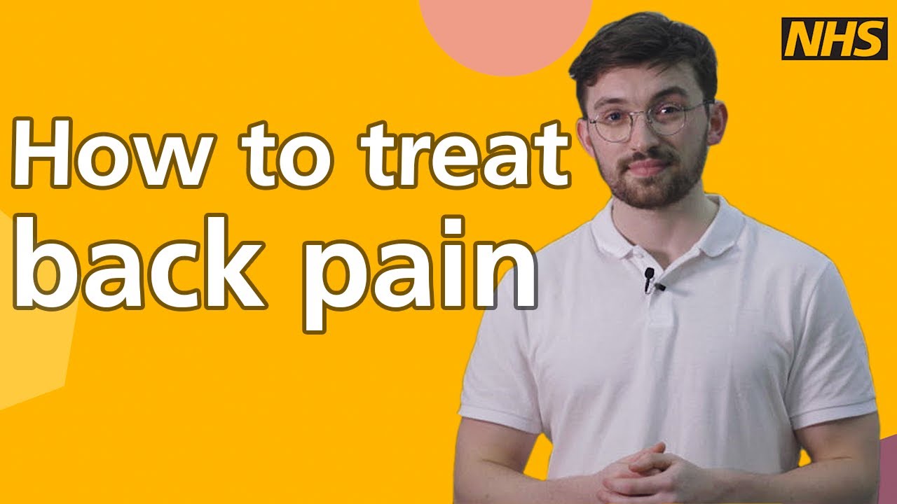 How to treat back pain