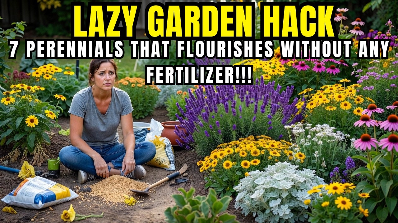😊The Lazy Gardener’s Guide to 7 Perennials That Flourish Without Fertilizer🌿