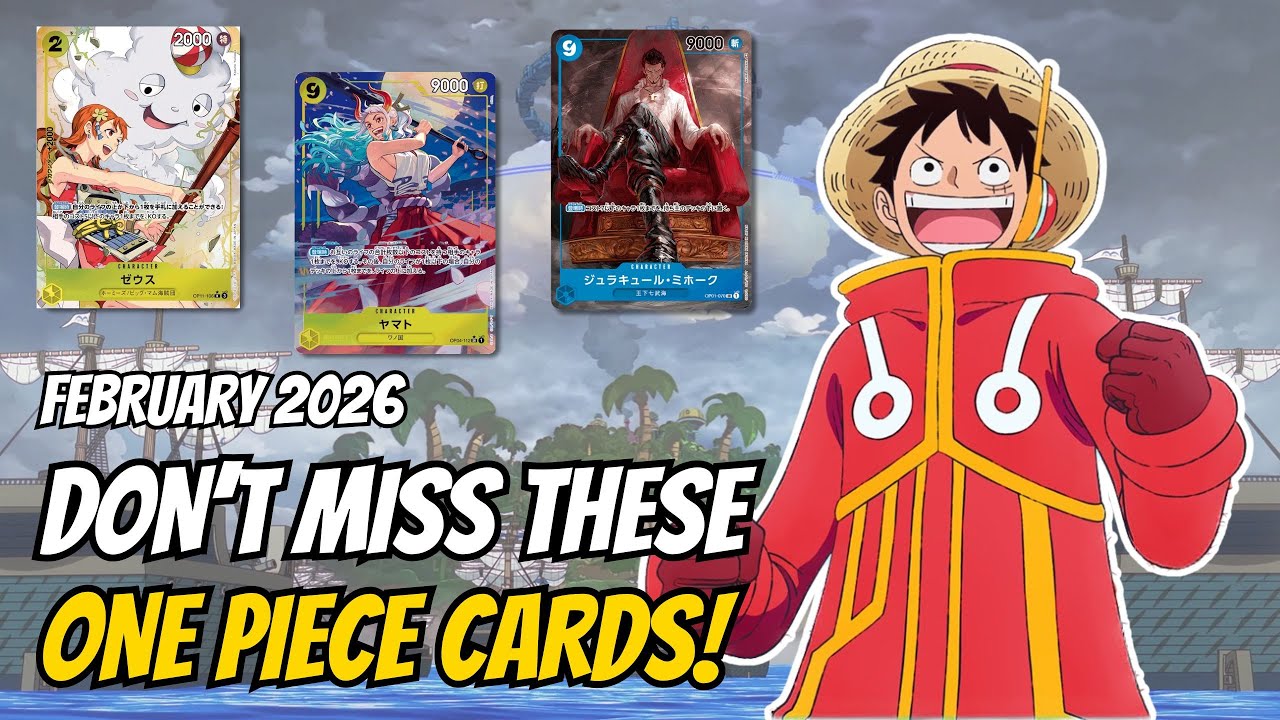 Не пропустите! Лучшие коллекционные карточные игры по One Piece за этот месяц (февраль 2026 года)