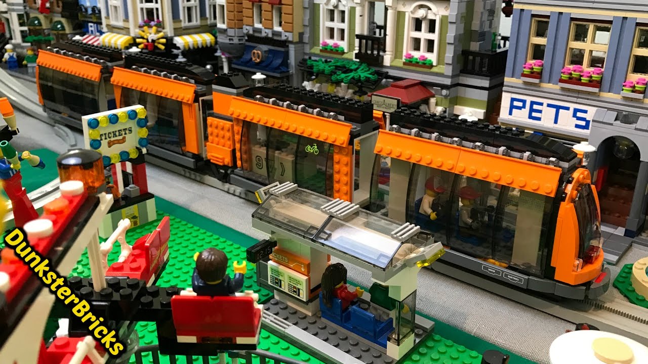 LEGO Custom Tram Monorail Info and 4DBrix Review!