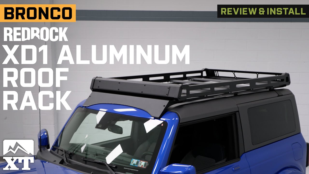 2021-2024 Bronco 2-Door RedRock XD1 Aluminum Hard Top Roof Rack Review & Install