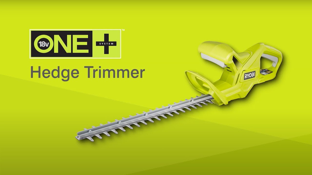 Ryobi ONE+ 18V Cordless Hedge Trimmer Introduction [RY18HT40A]