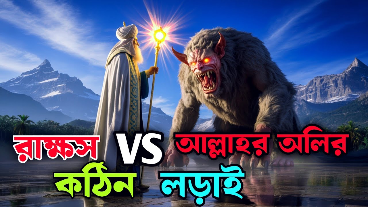 আল্লাহর অলি ও রাক্ষসের লড়াই।। ইসলামিক কাহিনী।। ইসলামিক গল্প।। অলিদের ঘটনা।। SR voice true search
