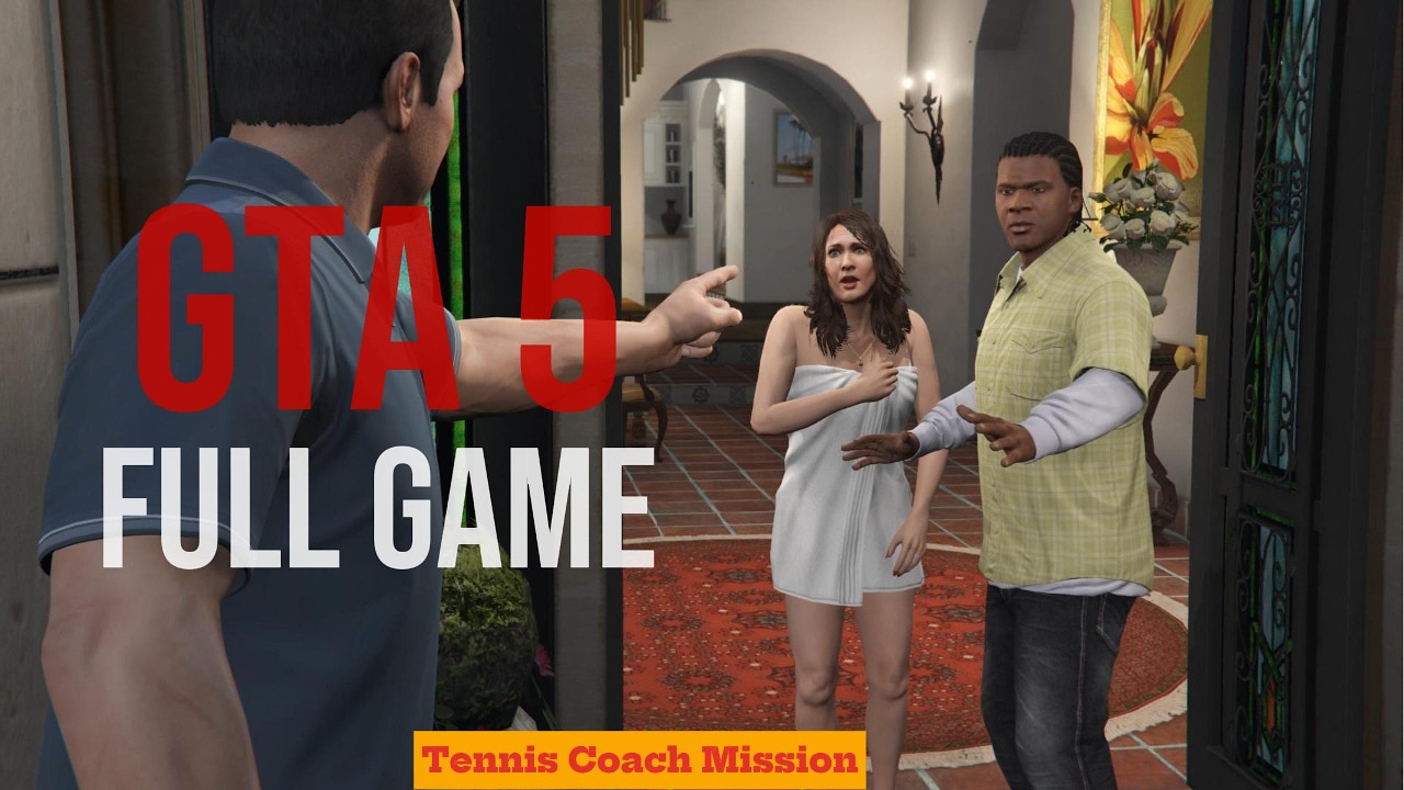 Tennis Coach Mission 🎾| GTA 5 gameplay