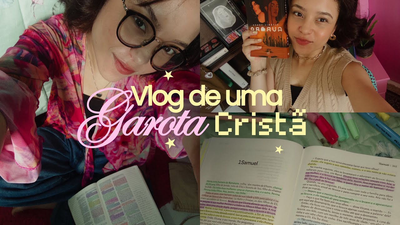Vlog de uma Garota Cristã | Livros, doramas, devocional, trabalho, cinema ⭐️