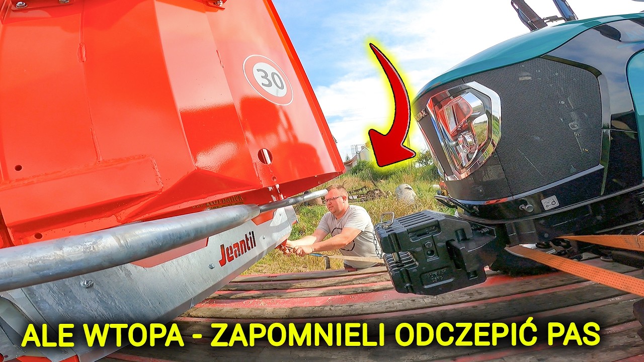 KIEROWCA ZAPOMNIAŁ ROZPIĄĆ PAS - ROZRZUTNIK BY TEGO NIE WYTRZYMAŁ