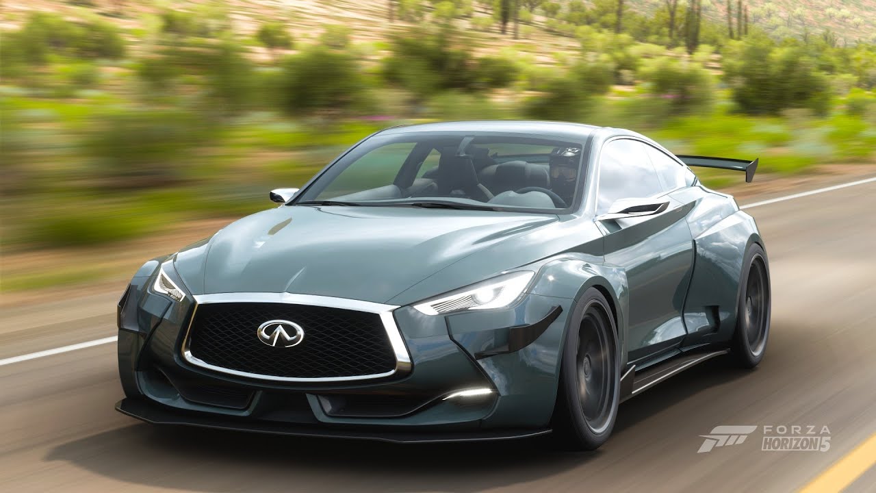 Infiniti Q60 Concept - 800HP | Forza Horizon 5 | Steering Wheel Gameplay