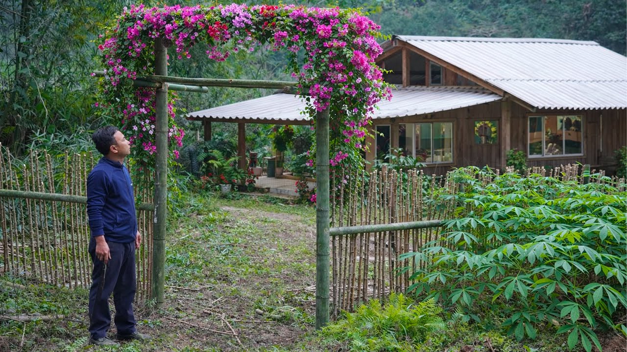 Building Trieu Vạn dream house - The new gate is complete ,Building beautiful homes by 2025
