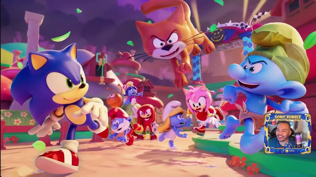 В центре внимания Sonic Rumble #sega #sonic #sonicthehedgehog
