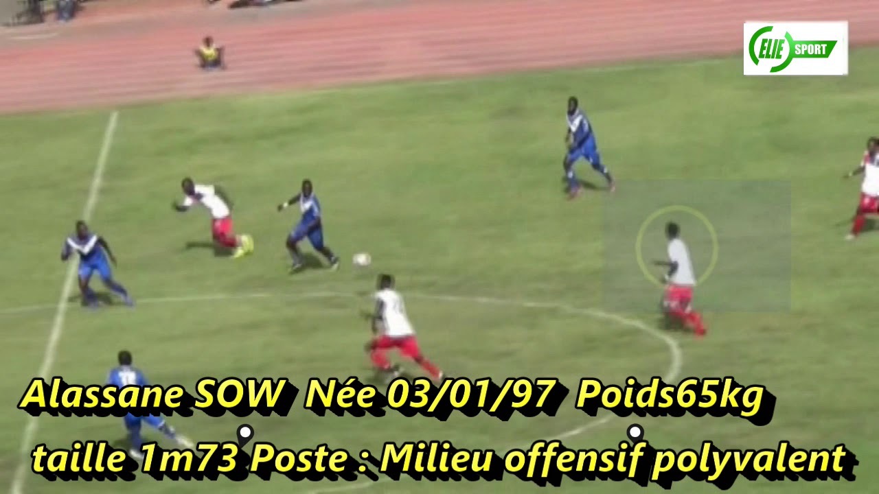 Portrait du joueur Alassane SOW Milieu polyvalent de NGB