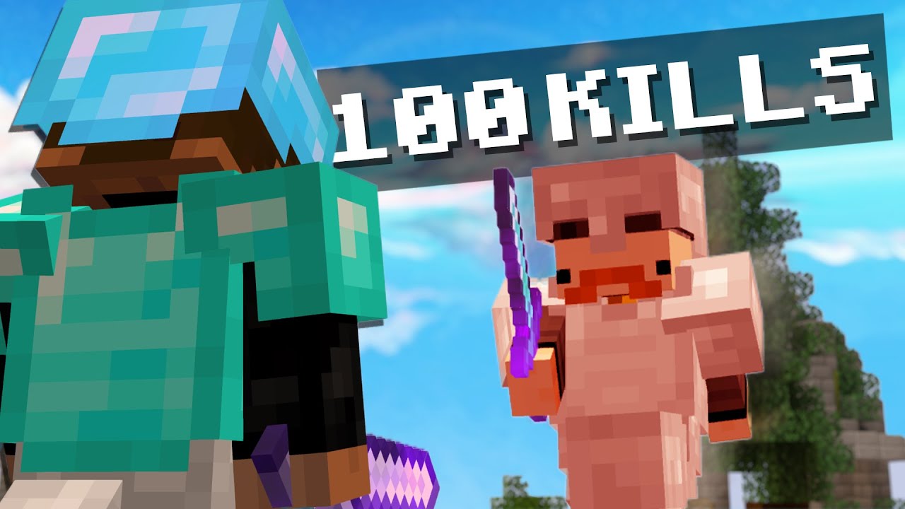 Destroying a YouTuber 100 times in Minecraft