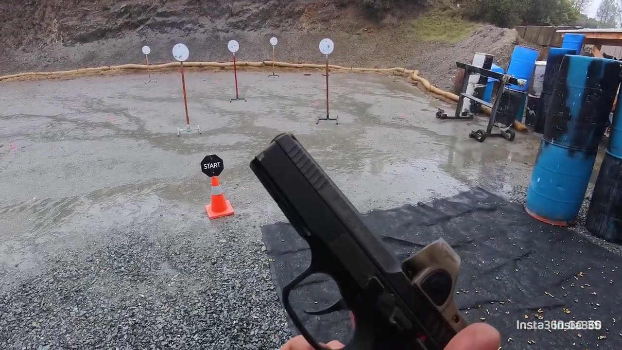 Steel Challenge EDSS 2nd place Carry Optics in the rain. #steelchallenge #carryoptics