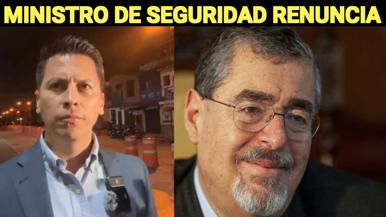 URGENTE VICEMINISTRO DE SEGURIDAD RENUNCIA Y DA UN CONSEJO A BERNARDO AR&Eacute;VALO, GUATEMALA.