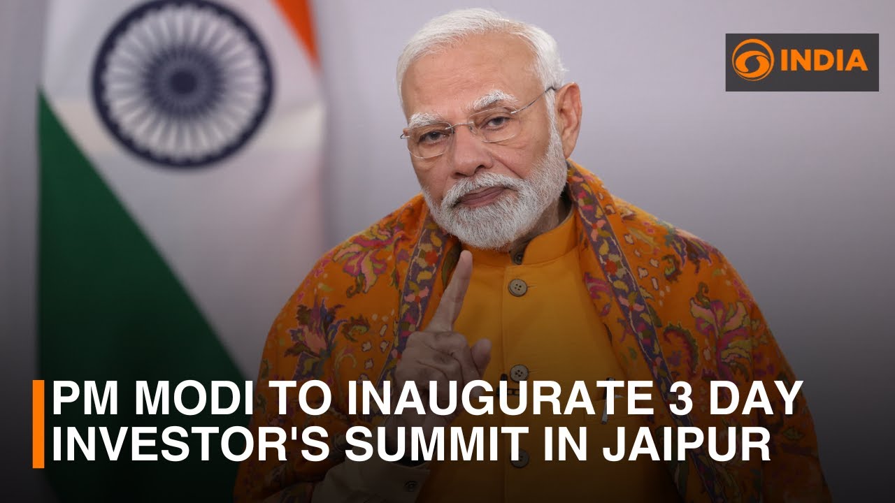 PM Modi to inaugurate 3 day investor's summit in Jaipur