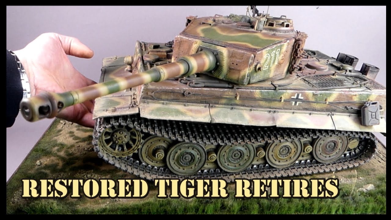 Creating a diorama for a restored 1/16 Scale RC Tiger tank.