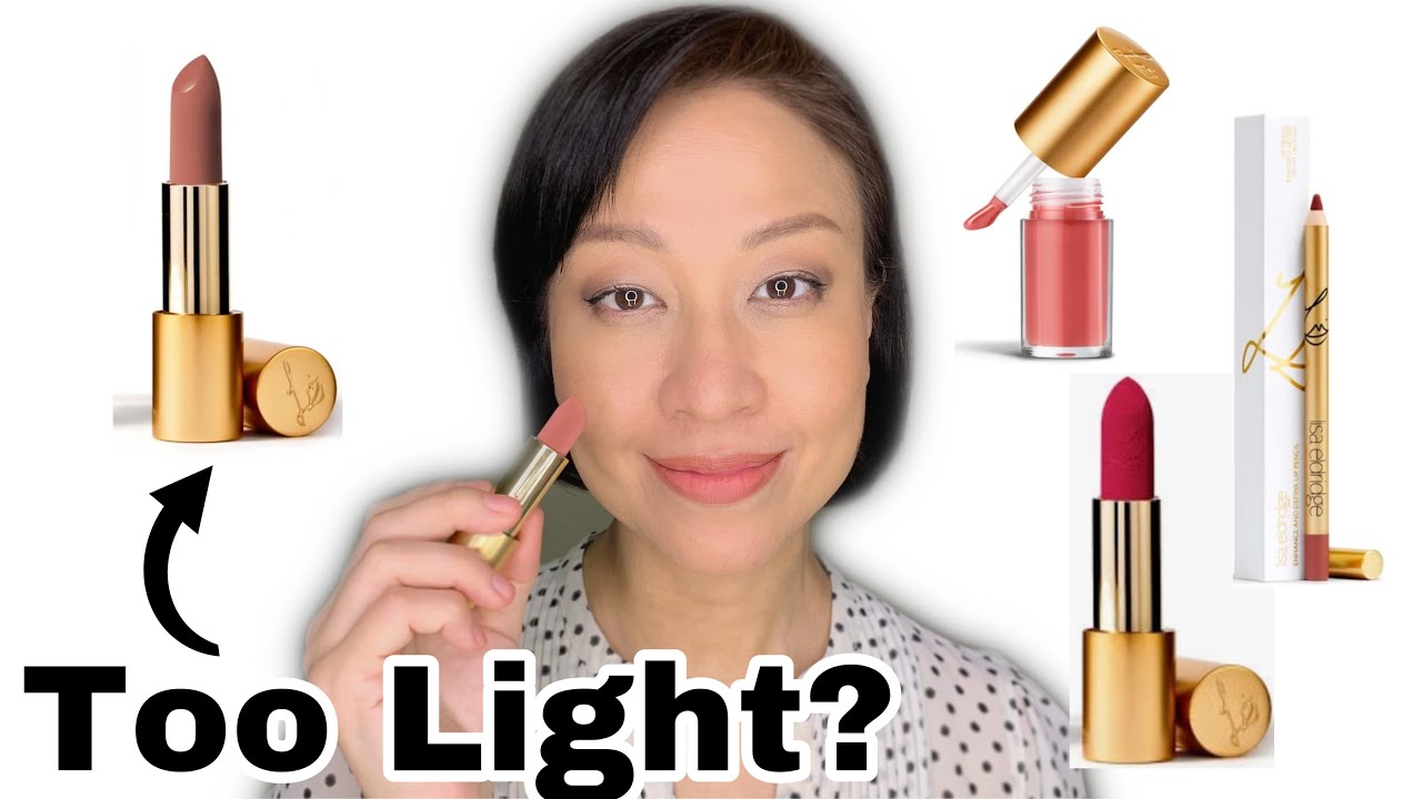 Lisa Eldridge True Velvet & Insanely Saturated Lipstick, Gloss Embrace & Lip Pencil Try On & Review