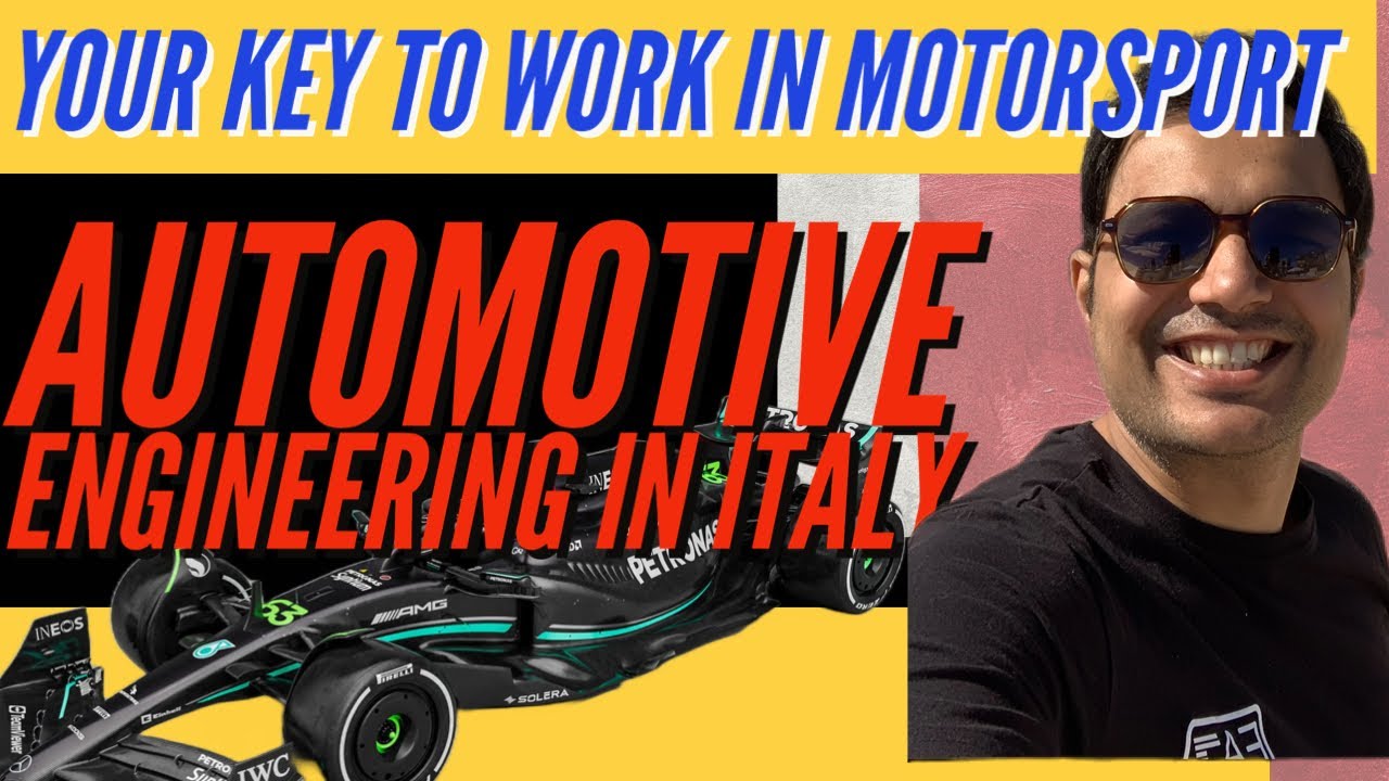 Automotive engineering in Italy | Motorsport engineer in Italy