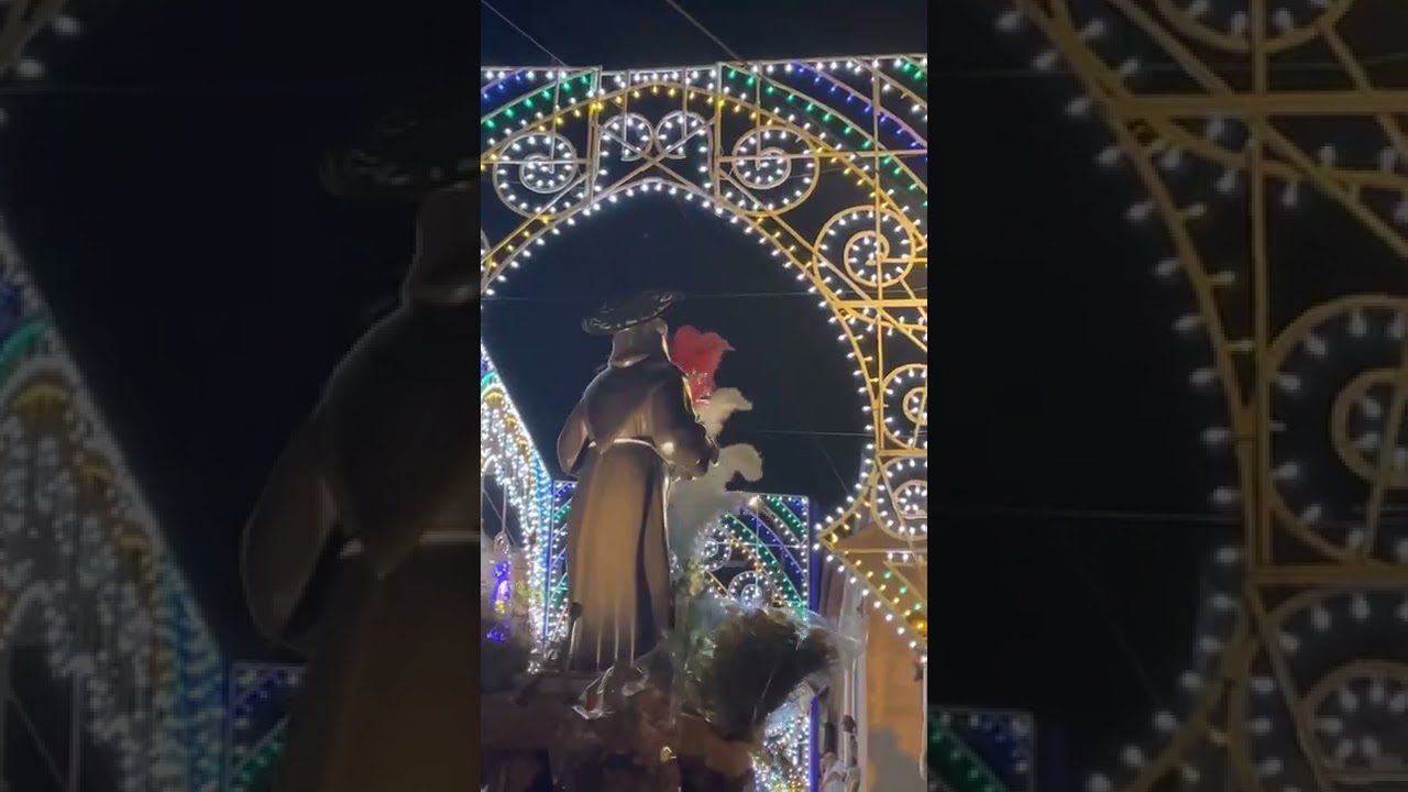 Processione S.Antonio Casagiove rientro del santo in chiesa