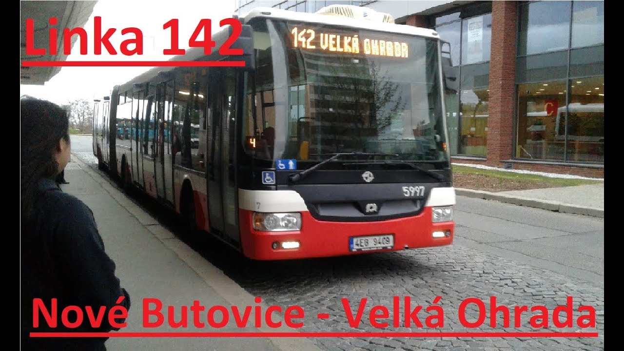 Praha linka 142 v trase Nové Butovice - Velká Ohrada