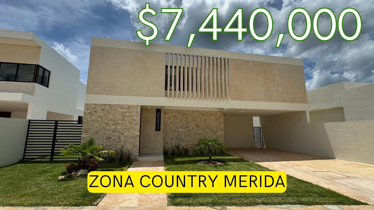 CASA EN VENTA 4 HABITACIONES ZONA COUNTRY MÉRIDA | ALBERCA | PRIVADA | CARRETERA PROGRESO