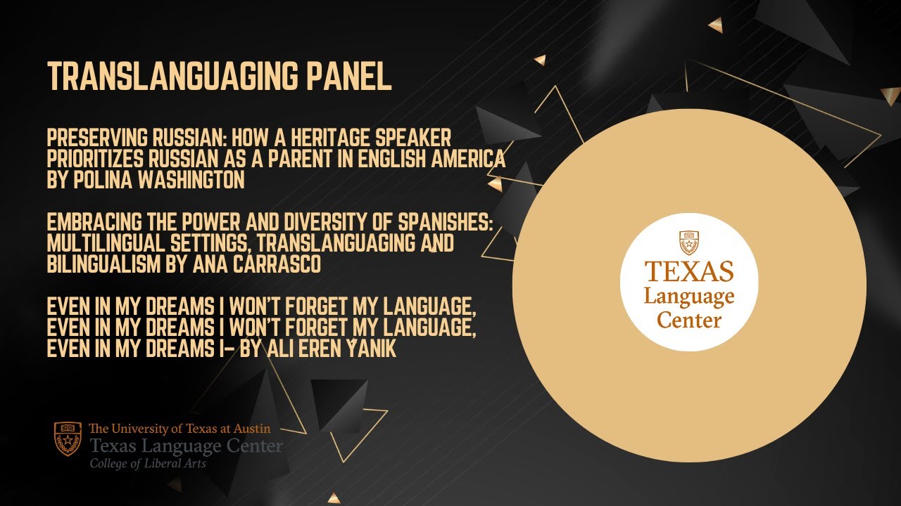 Language Matters! Translanguaging Panel