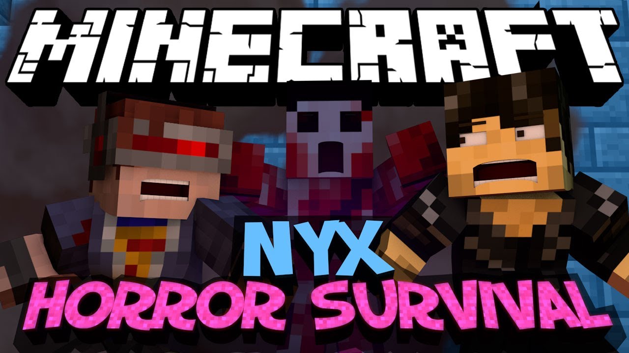 Minecraft Mod Showcase : NYX Horror Survival Mod (Ice & Shadow Dimension)