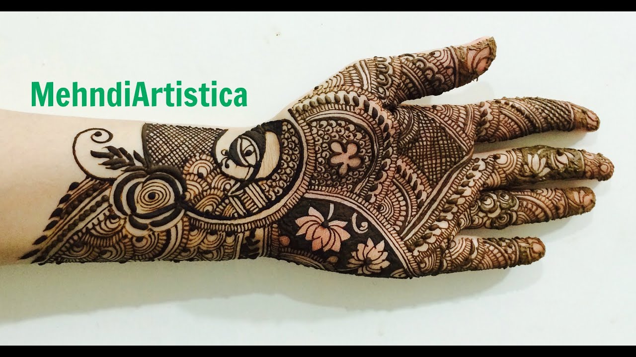 Beautiful Intricate Indo Engagement  Mehndi Designs For Hands:Learn Mehendi By MehndiArtistica