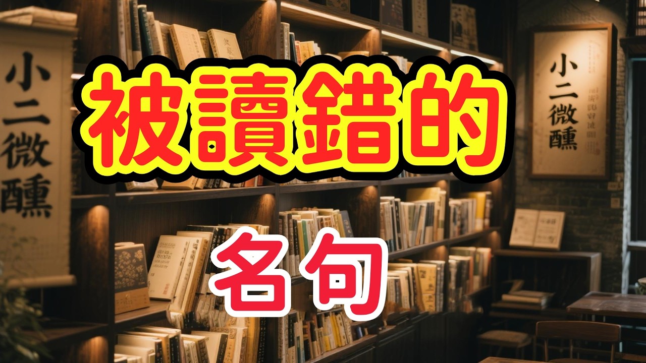 很多流傳千年的詩句，其實都是「錯別字」？詩詞史上的誤讀傳奇