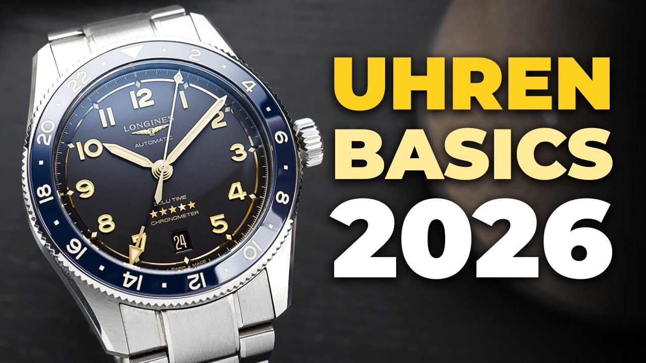 Diese 7 Dinge muss jeder (Einsteiger) 2026 über Uhren wissen!