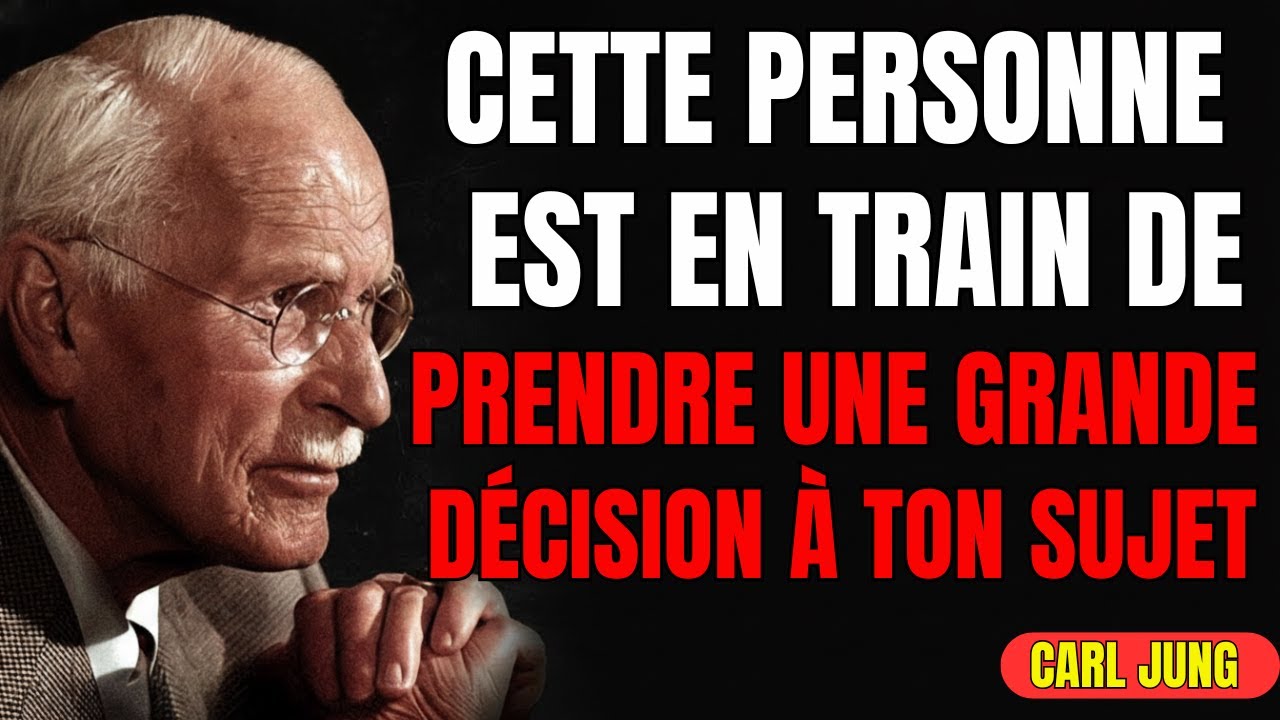 Cette personne prend une grande décision à votre sujet