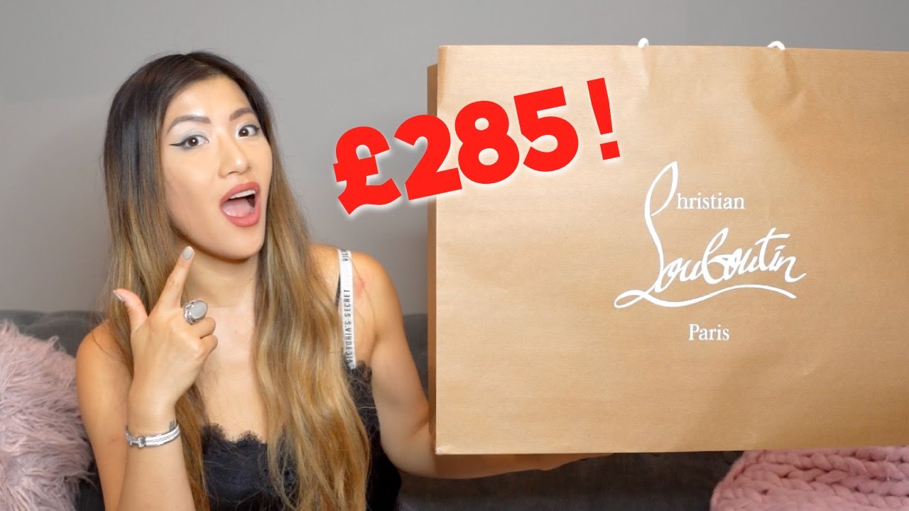 HOW I GOT &pound;1000 LOUBOUTINS FOR CHEAP! (UNBOXING + TRY ON)